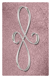 DF35T 601 SL SH OR Silver Scroll Shimmer Orchid Background